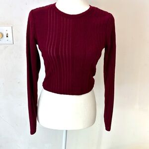 Lilly Rose Long Seeve Crop Top